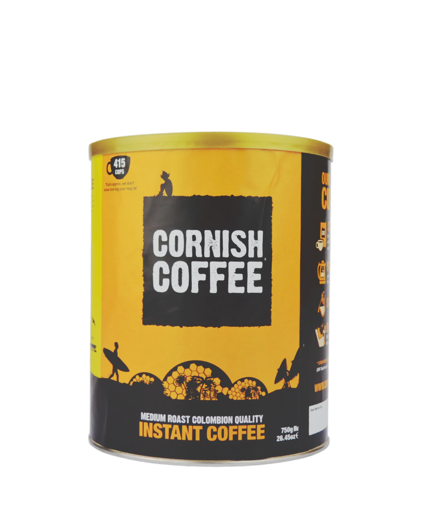 Tub of Cornish Instant Coffee