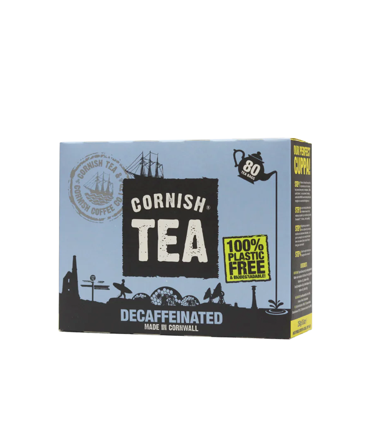 Box of Decaf Smugglers Brew 80s