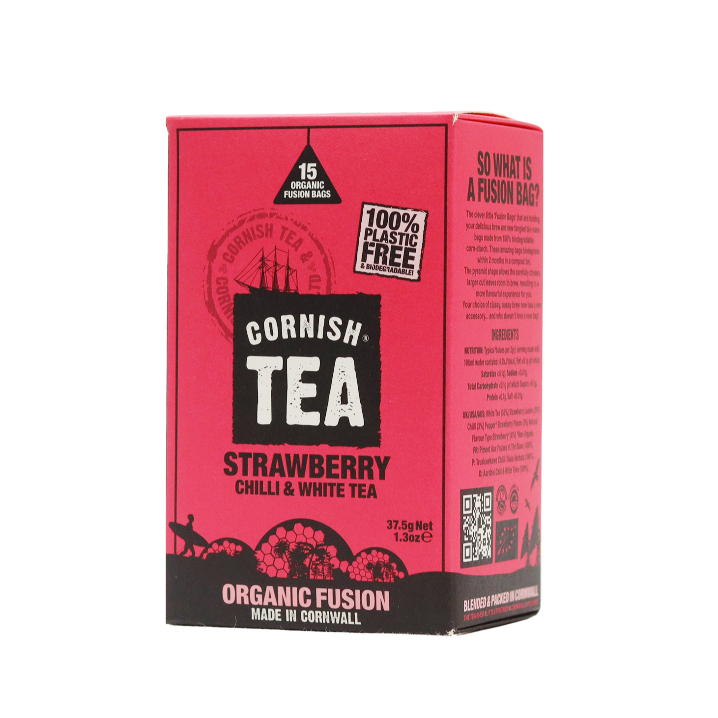 Box of Strawberry, Chilli, and White Tea Fusion Tea